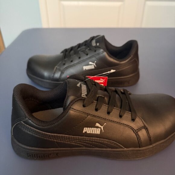 Puma Iconic Low Women's Safety Shoes - Black Size 8 - Picture 4 of 4